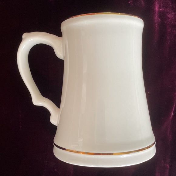 University of Alberta Crest Ceramic Stein Mug w Gold Trim - Picture 4 of 7